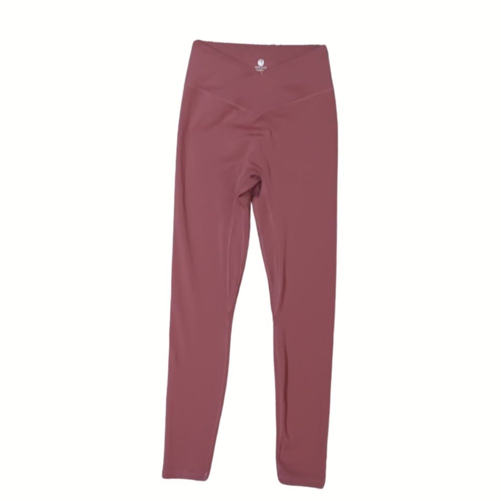 TYC Till YOU Collapse Effortless Vortex Scrunch Leggings - Mauve SZ S - Picture 9 of 9